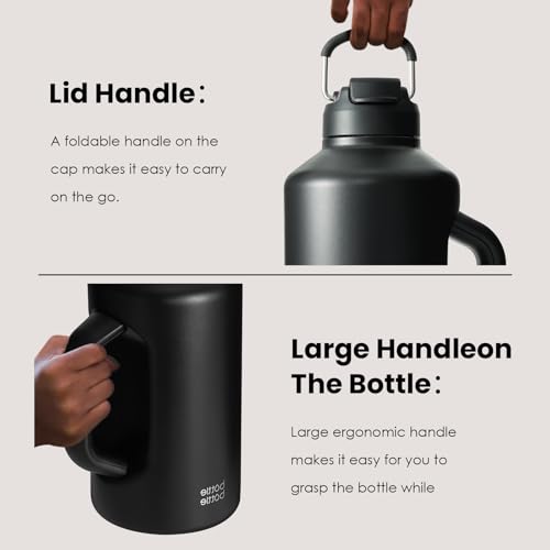 Insulated Water Bottle 64 oz Dual