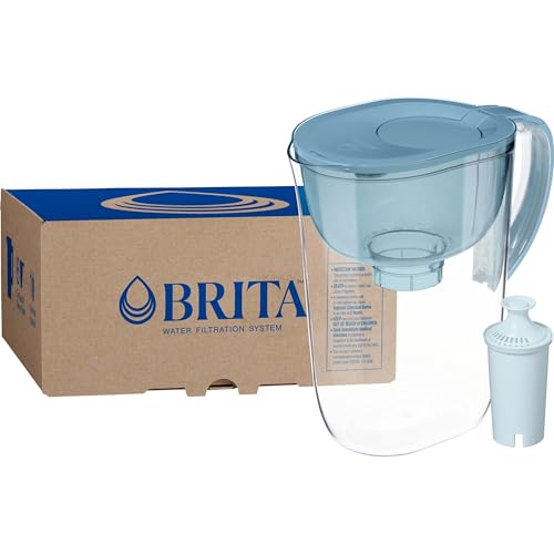 Large 10 Cup Water Filter Pitcher with BritaPlus Filter