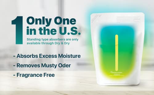 4 Packs Standing Moisture Absorbers to Control Excess Moisture for Basement