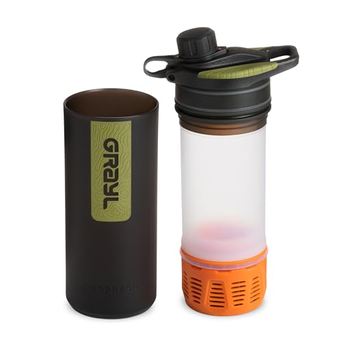 GeoPress 24 oz Water Purifier & Water Filter Bottle