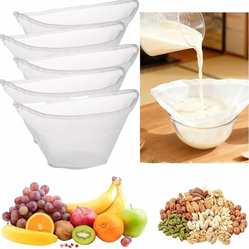 5PCS Cheese Cloth Bags for Straining