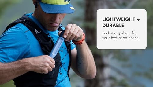Peak Series Personal Water Filter Straw for Backup Filtration