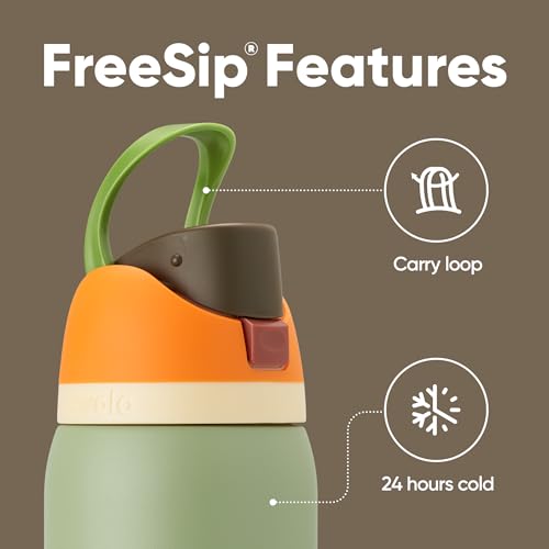 FreeSip Stainless Steel Water Bottle 32 oz Camo Cool
