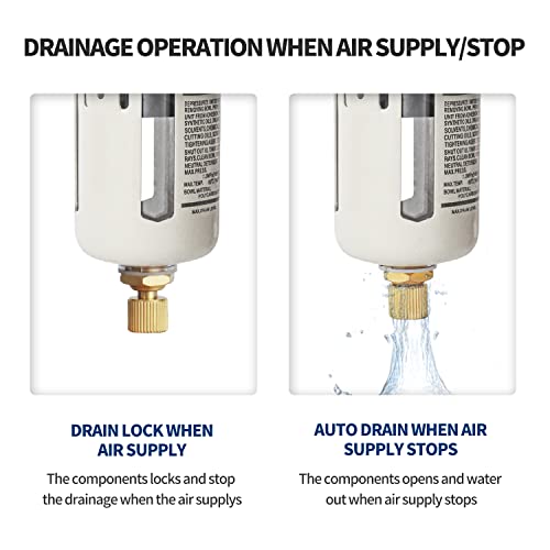 1 2" NPT Air Compressor Water Separator