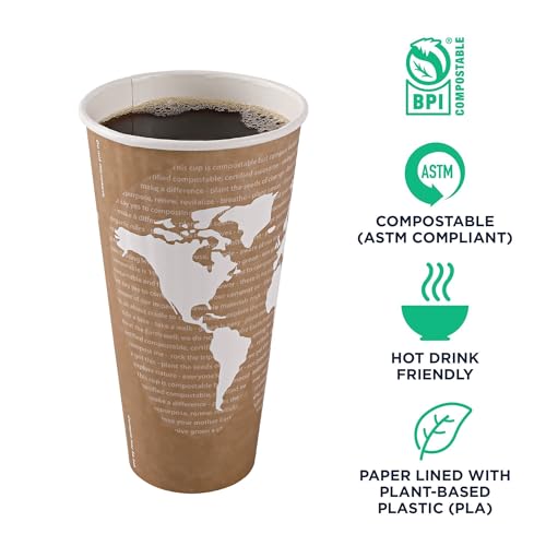 World Art Disposable Insulated Coffee Cups (600 Count)