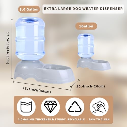 3 Gallon Automatic Dog Water Dispenser