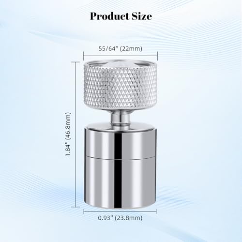 Dual function Solid Faucet Aerator