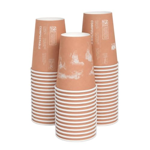 World Art Disposable Coffee Cups (50 Count)