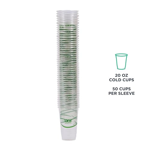 GreenStripe Clear Disposable Cold Cups (50 Count)