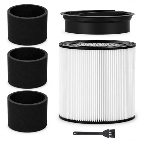 90304 Vacuum Filter Replacement Parts for Shop Vac 90304 90350 90333 (2 Count)