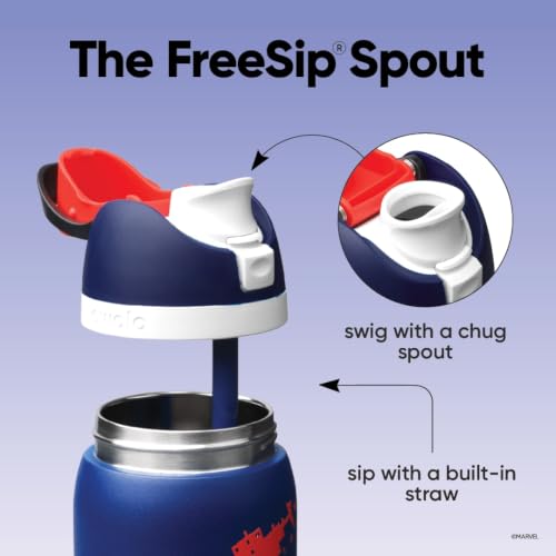 Marvel FreeSip Stainless Steel Water Bottle 32 oz Swing of Things