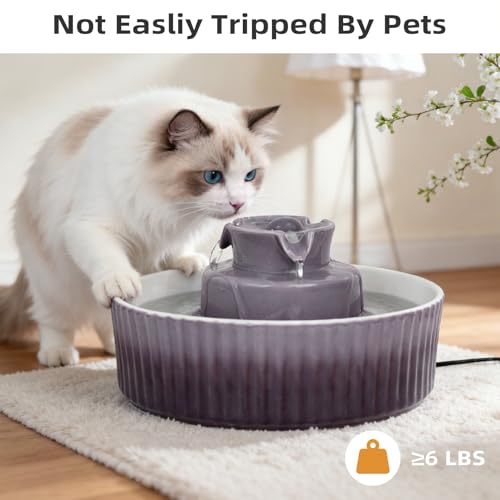 Ceramic Cat Water Fountain