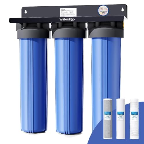 WHF3T-PG 3-Stage Whole House Water Filter System, 5 Micron