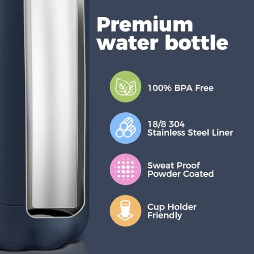 17oz Insulated Water Bottles MultiPack (4 Count)