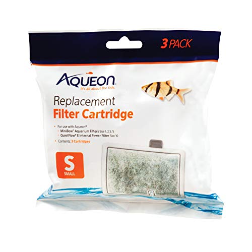 Genuine Aquarium Fish Tank Replacement Filter Cartridges Small (3 Count)