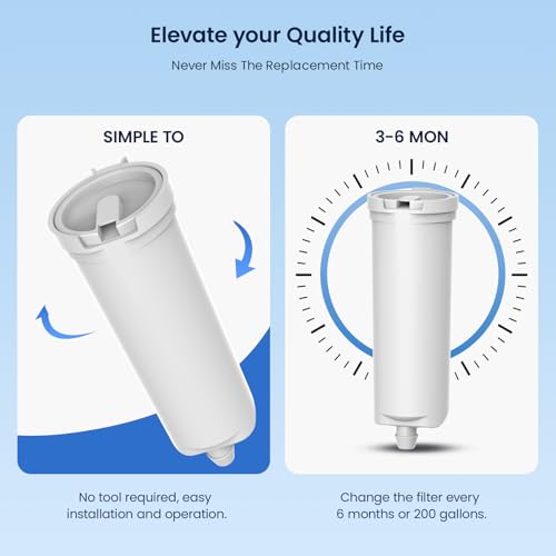 Replacement for GE Profile Opal Ice Maker Filter 4 Pack (4 Count)