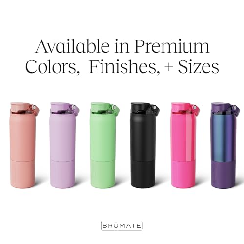 Rise 25oz Water Bottle With 100% Leakproof Covered Silicone Straw