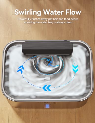 3.2Gal Stainless Steel Dog Water Fountain for Large Dog