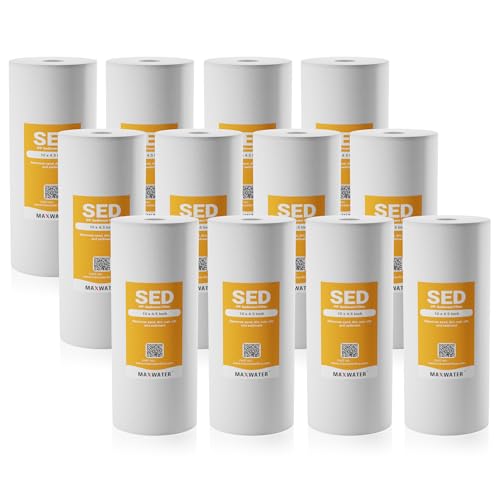 5 Micron 10 x 4.5 inch Whole house Sediment Water Filter (12 Count)