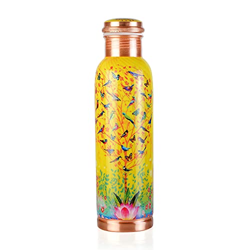 Pure Printed Copper Water Bottle 32 oz