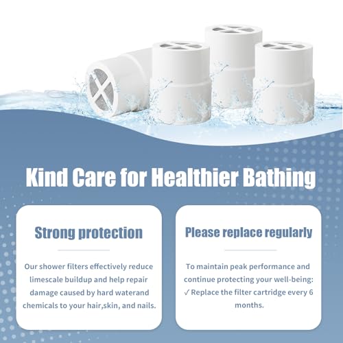 Shower Head Filter Replacement Compatible with Jolie (4 Count)