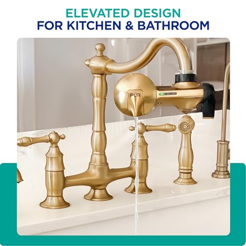 Plus Faucet Mount Water Filtration System with Lead Reducing Mineral Core Faucet Filter