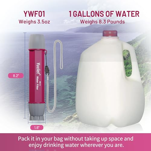 Emergency Water Filter Straw for Survival