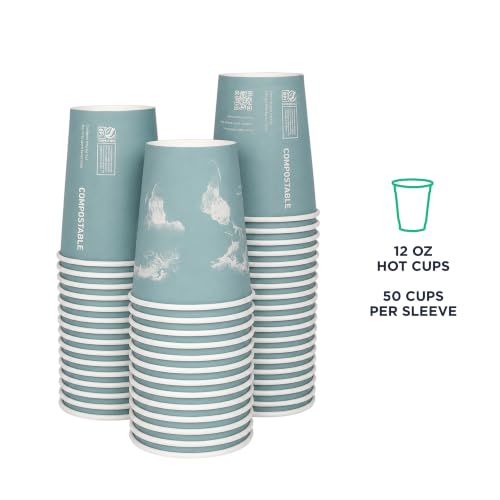 World Art Disposable Coffee Cups (50 Count)