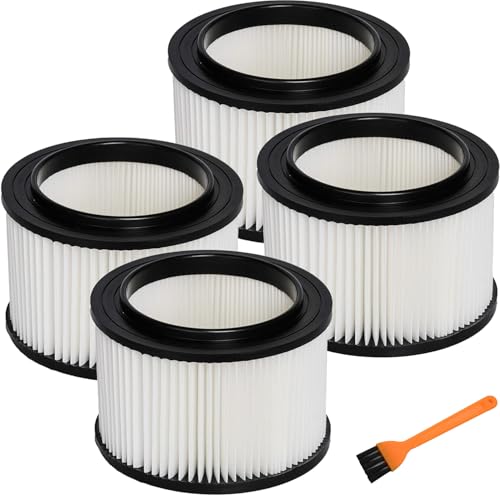 17810 Filter Compatible with Craftsman 4 Gallon Vacuum Filter (4 Count)