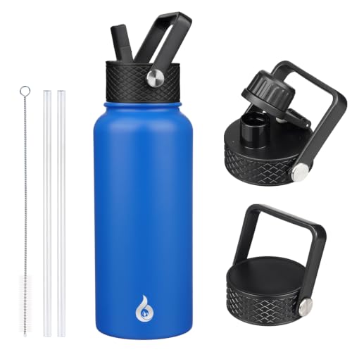 27oz Insulated Water Bottle with Straw Lid