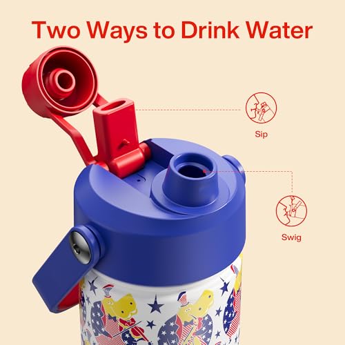 Kids Insualated Water Bottle with Straw