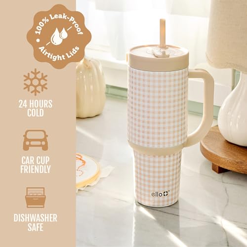Oasis 40oz Insulated Stainless Steel Tumbler with Straw