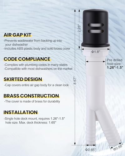 Kitchen Faucet with Air Gap