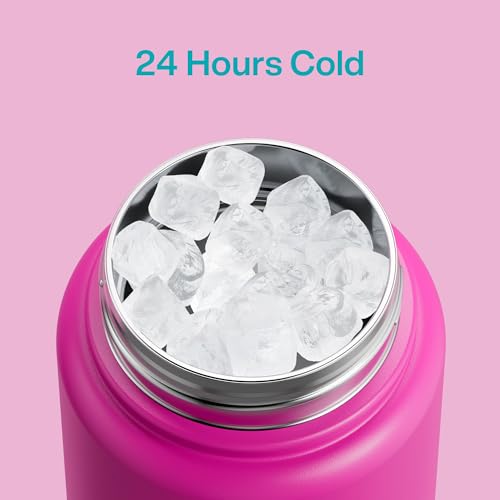 Insulated Water Bottle with Straw Stainless Steel Water Bottle