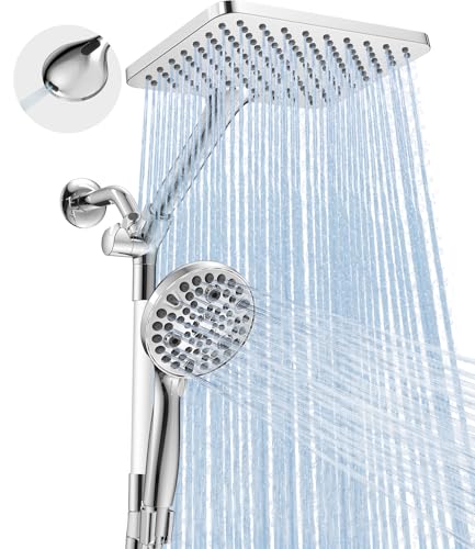 Dual Handheld Shower Head Combo