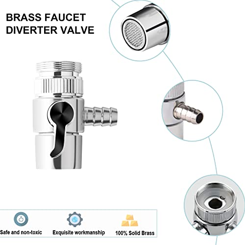 2 Pack Faucet Diverter Valve (2 Count)