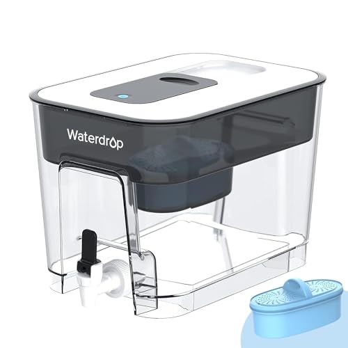 WFD-22L-A Alkaline Water Filter Dispenser, Large 40-Cup, Black