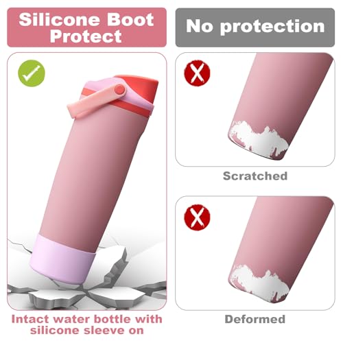 2PCS Silicone Boot for Owala FreeSip Sway 30oz 40oz Bottle