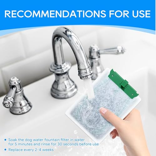 6 Pcs Filter Cartridges Compatible with Tetra Whisper Medium PF10 (6 Count)