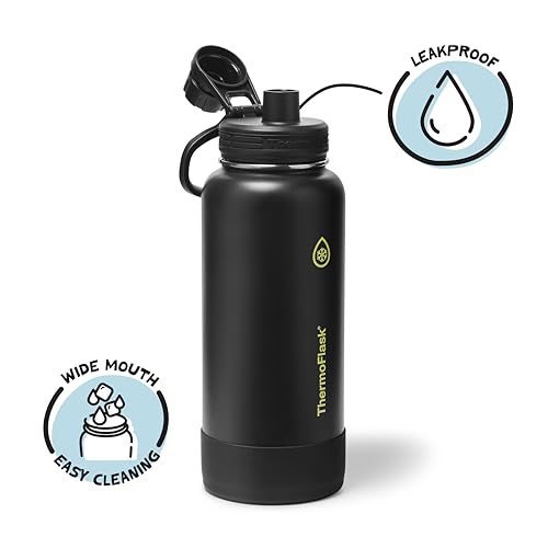 Insulated Water Bottle with Spout Lid