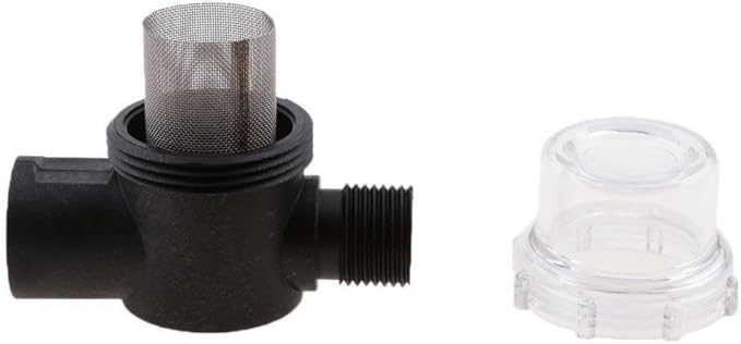 (2 Pieces) Water Pump Filter Replacement for Motorhome 1/2 Rotating Tube Strainer with 50 Mesh Stainless Steel Filter Screen Compatible with WFCO or Shurflo Pumps