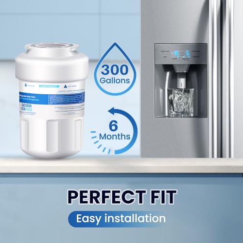 RWF0600A Refrigerator Water Filter Replacement for GE SmartWater MWFA (4 Count)