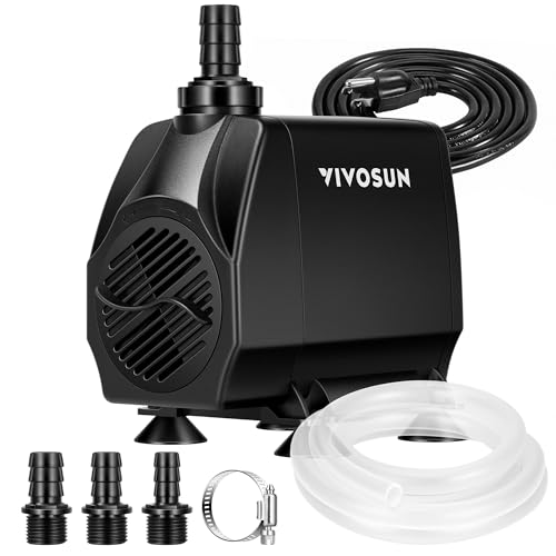 1050GPH Submersible Fountain Water Pump for Aquarium