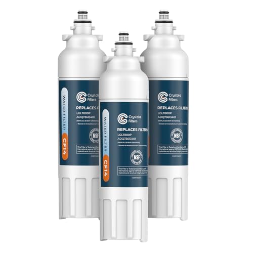 ADQ73613401 Replacement for LG LT800P Water Filter 3 Pack (3 Count)