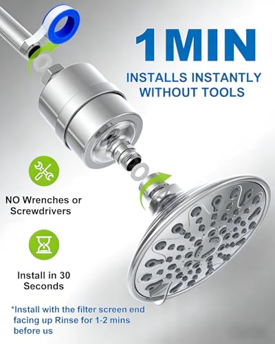 ALL METAL Shower Head Filter