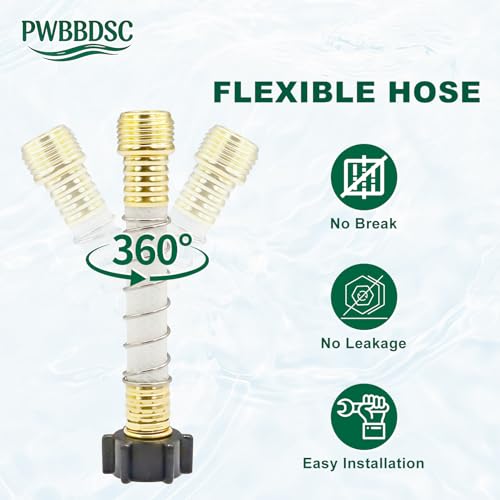 RV Inline Water Filter with Flexible Hose Protector