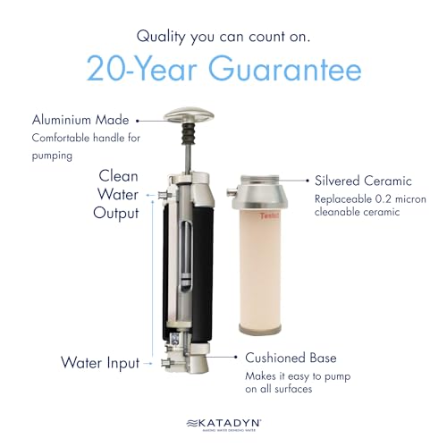 Pocket Ceramic Hand Pump Water Filter