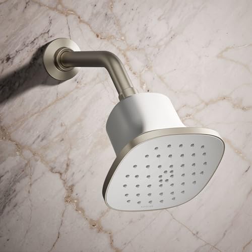 37722-Y-CP Cinq Square single-function filtered showerhead, 2.5 gpm, Polished Chrome
