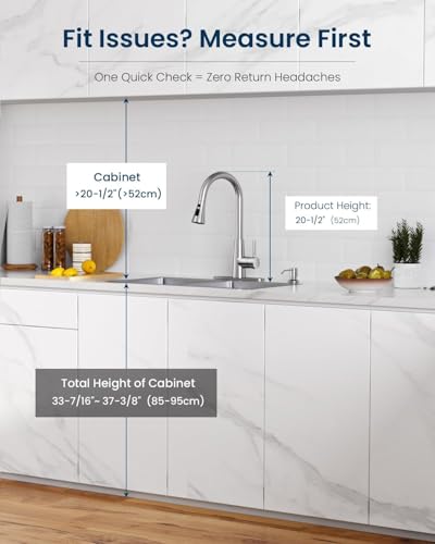 Touchless Kitchen Faucet with Soap Dispenser Brushed Nickel