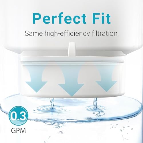 PF 01A Water Filter Replacement for Waterdrop® Pitchers (6 Count)